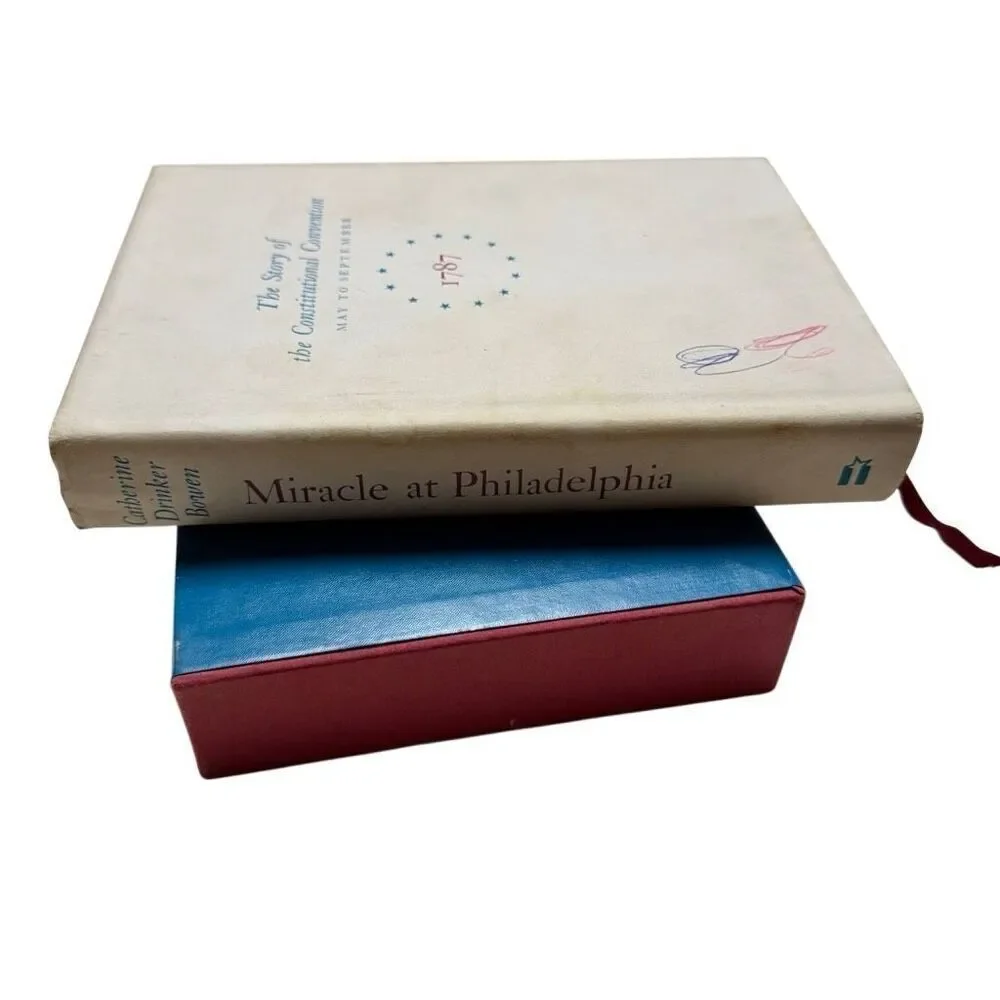Miracle at Philadelphia by Catherine Bowen, 1986 Hardcover w/ DJ, SC - BCE